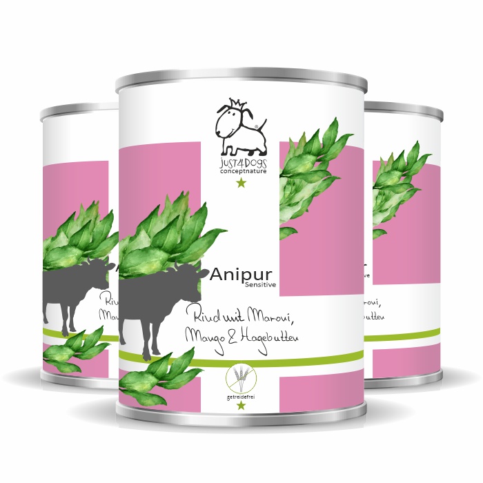 Anipur Sensitive Rind mit Maroni, Mango & Hagebutte - getreidefrei