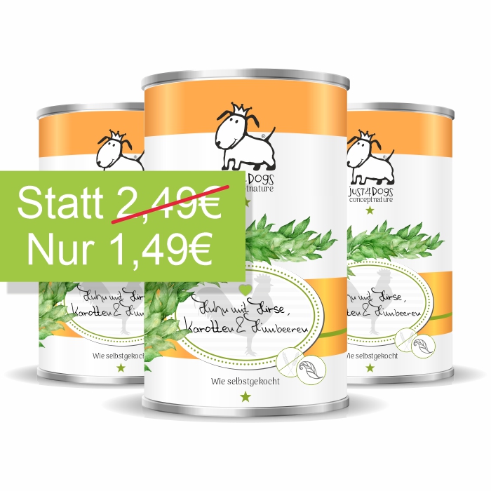Wie selbstgekocht - Huhn mit Hirse, Karotten & Himberen - glutenfrei