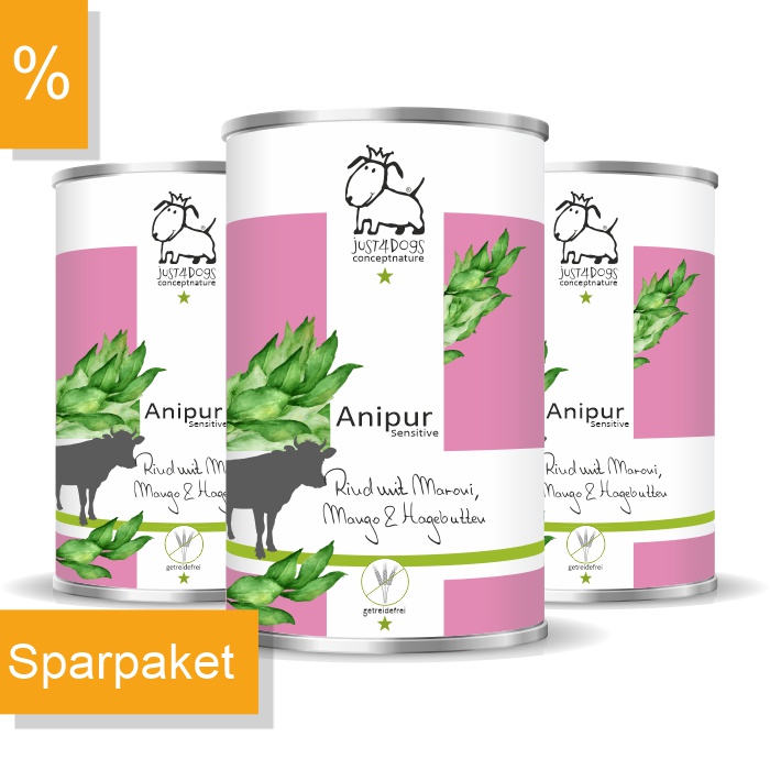 Anipur Sensitive Rind mit Maroni, Mango & Hagebutten, getreidefrei