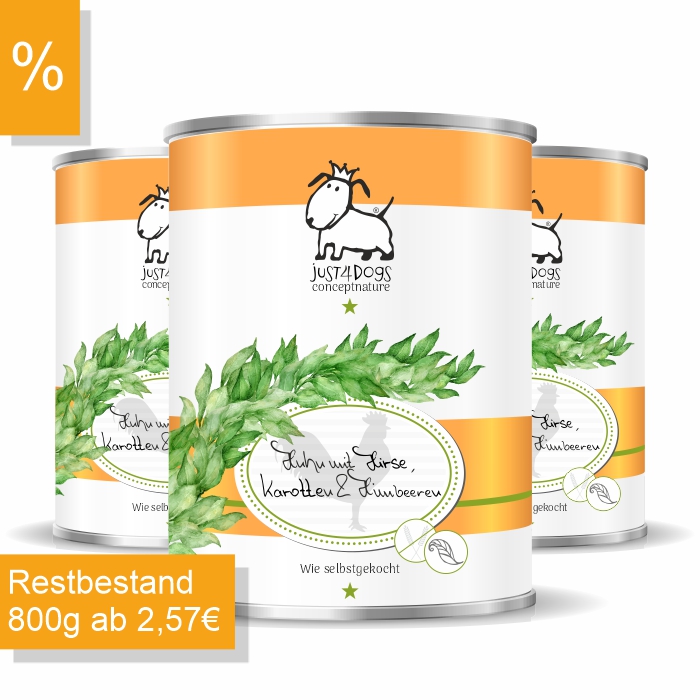 Wie selbstgekocht - Huhn mit Hirse, Karotten & Himberen - glutenfrei