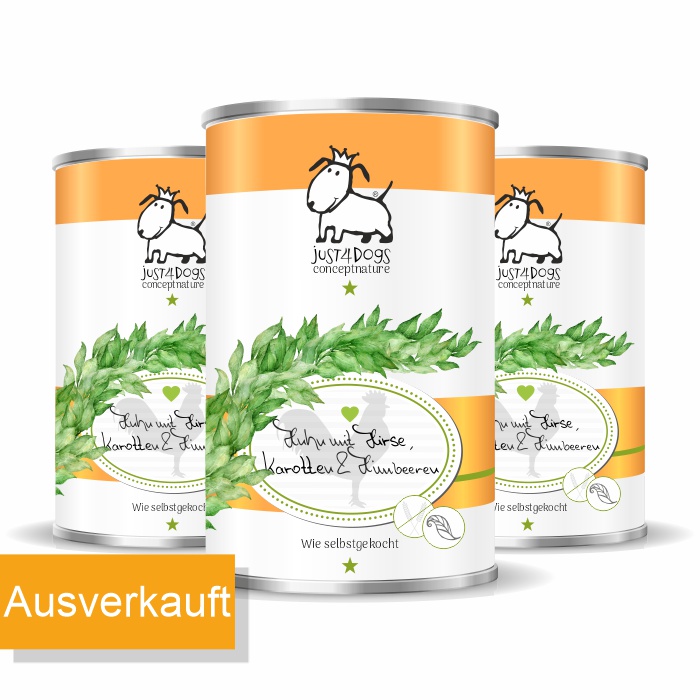 Wie selbstgekocht - Huhn mit Hirse, Karotten & Himberen - glutenfrei
