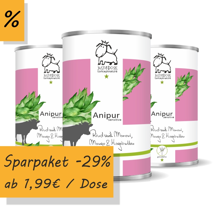 Anipur Sensitive Rind mit Maroni, Mango & Hagebutten, getreidefrei