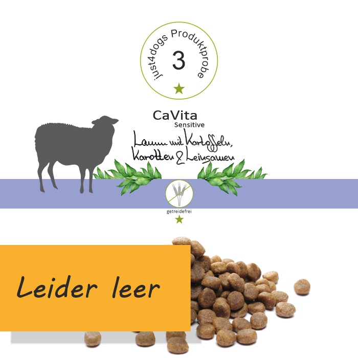 Probepackung - CaVita Sensitive Lamm mit Kartoffeln, Karotten & Leinsamen, getreidefrei