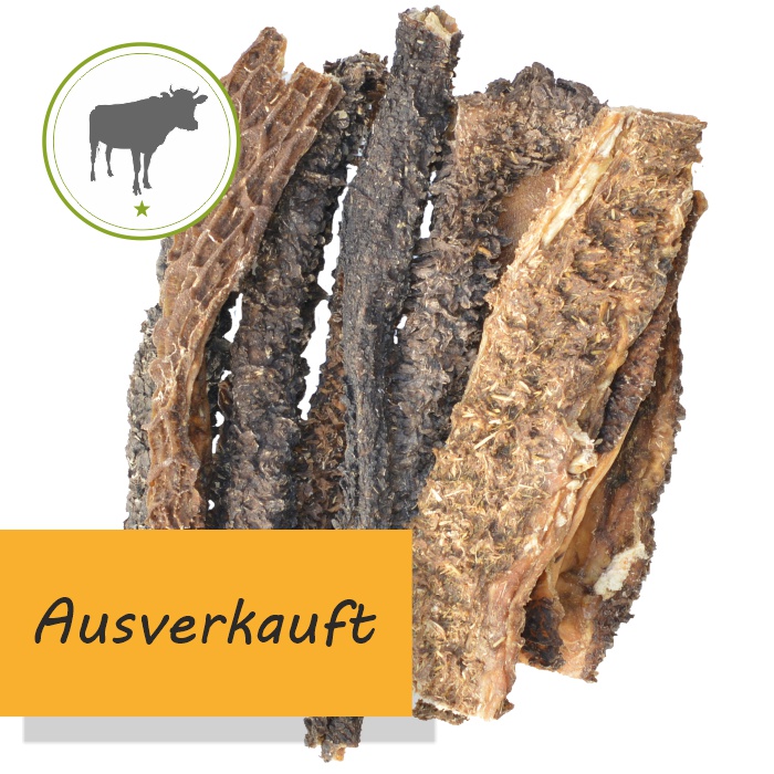 Rinderpansen luftgetrocknet - Kauartikel für Hunde