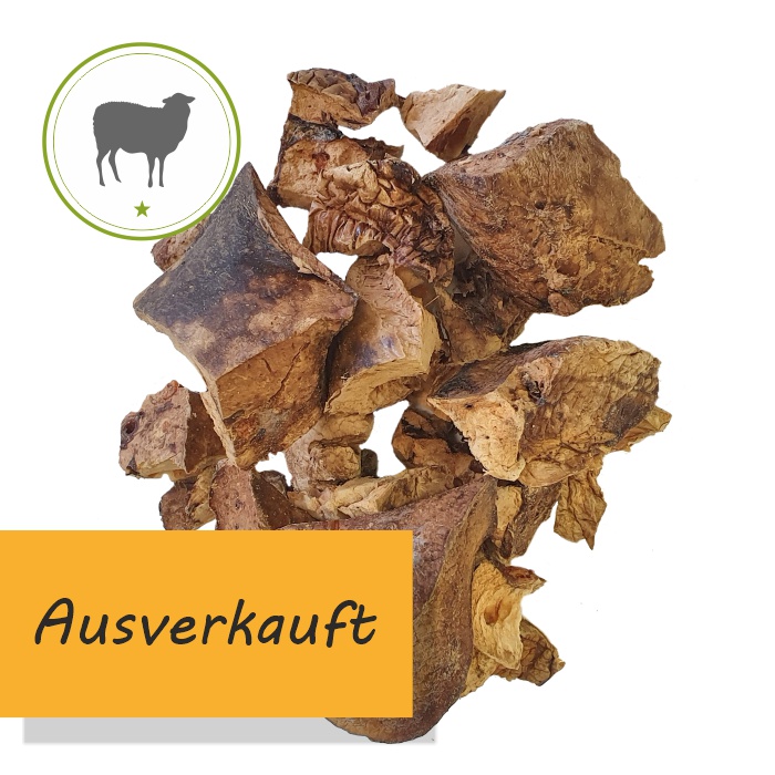 Lammlunge luftgetrocknet - Kauartikel f&uuml;r Hunde