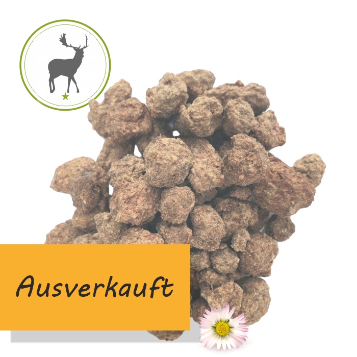 Wildkn&ouml;pfli luftgetrocknet - Belohnung f&uuml;r Hunde