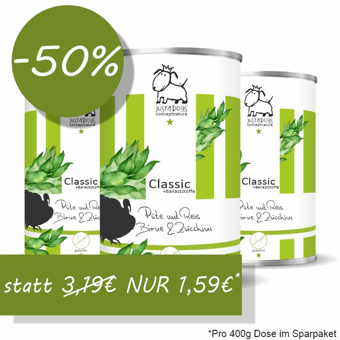 Classic +Ballaststoffe Pute mit Reis, Birnen & Zucchini, glutenfrei