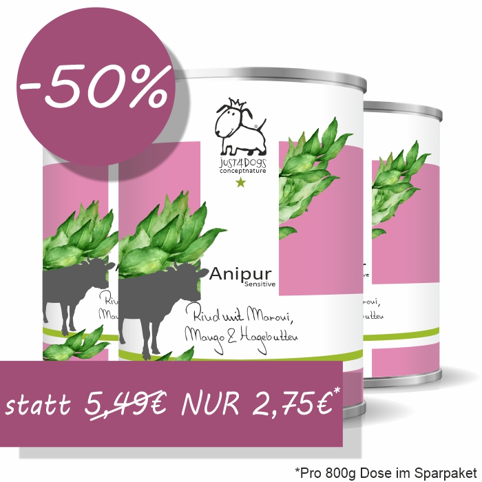 Sensitive Rind mit Maroni, Mango & Hagebutten, getreidefrei
