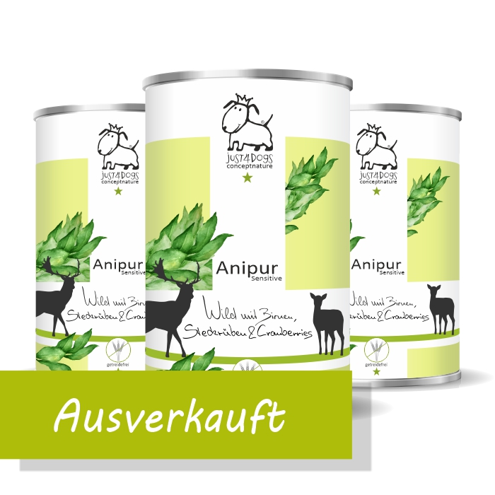 Sensitive Wild mit Birnen, Steckr&uuml;ben & Cranberries, getreidefrei